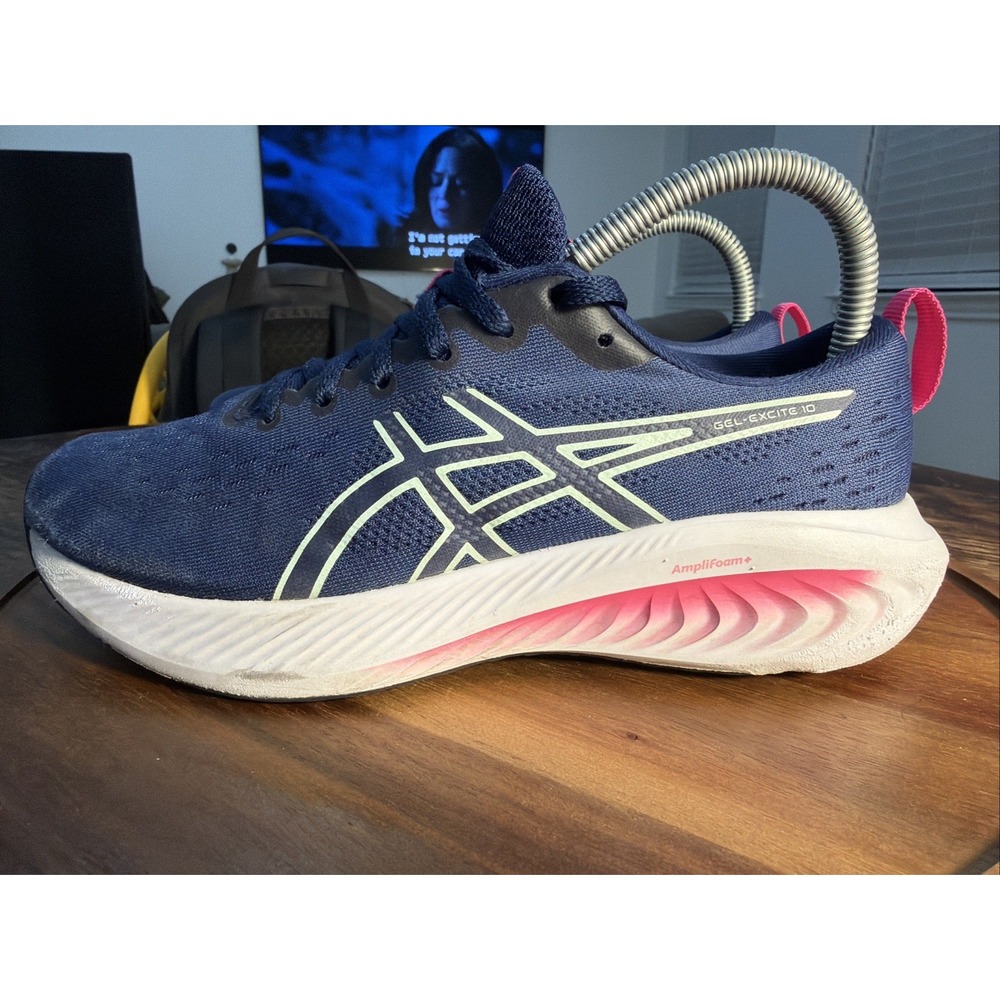 ASICS Gel Excite 10 Sheet Rock Cosmos Blue Pink Sneakers 1012B418-021 Womens 7